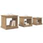 Preview: Couchtisch 3 pcs Artisan-Eiche Holzwerkstoff