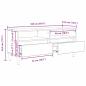 Preview: TV-Schränk Altholz 100 x 34,5 x 44,5 cm Holzwerkstoff