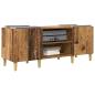 Preview: Schallplattenschrank Altholz 121 x 38 x 48 cm Holzwerkstoff