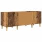 Preview: Schallplattenschrank Altholz 121 x 38 x 48 cm Holzwerkstoff