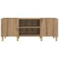 Preview: Schallplattenschrank Artisan-Eiche 121 x 38 x 48 cm