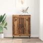 Preview: Sideboard Altholz 69,5 x 34 x 90 cm Verbundholz und Eisen