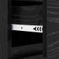 Preview: Sideboard mit Schubladen Schwarz Eichen-Optik 60 x 35 x 70 cm