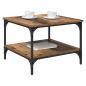 Preview: ARDEBO.de - Couchtisch Altholz 55 x 55 x 40 cm Holzwerkstoff