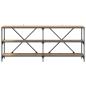 Preview: Konsolentisch Artisan-Eiche 180 x 30 x 75 cm Holzwerkstoff