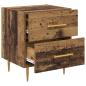 Preview: Nachttisch 2 pcs Altholz 40 x 35 x 47,5 cm Holzwerkstoff