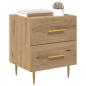 Preview: Nachttisch 2 pcs Artisan-Eiche 40 x 35 x 47,5 cm Holzwerkstoff
