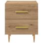 Preview: Nachttisch 2 pcs Artisan-Eiche 40 x 35 x 47,5 cm Holzwerkstoff