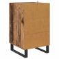 Preview: Nachttisch mit Schubladen Altholz 40 x 40 x 66 cm Holzwerkstoff