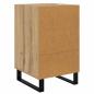 Preview: Nachttisch Artisan-Eiche 40 x 40 x 66 cm Holzwerkstoff