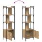 Preview: Bücherregal Artisan-Eiche 44,5 x 30 x 154,5 cm Holzwerkstoff