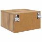 Preview: Wandmontierter Nachtschrank Artisan-Eiche 35 x 35 x 20 cm