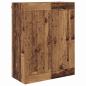 Preview: Wandschrank Altholz 69,5 x 34 x 90 cm Holzwerkstoff