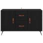 Preview: Sideboard Schwarz Eichen-Optik 100 x 36 x 60 cm Holzwerkstoff