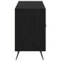 Preview: Sideboard Schwarz Eichen-Optik 100 x 36 x 60 cm Holzwerkstoff
