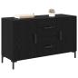 Preview: Sideboard Schwarz Eichen-Optik 100 x 36 x 60 cm Holzwerkstoff