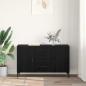 Preview: Sideboard Schwarz Eichen-Optik 100 x 36 x 60 cm Holzwerkstoff