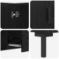 Preview: Sideboard Schwarz Eichen-Optik 100 x 36 x 60 cm Holzwerkstoff