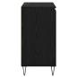 Preview: Sideboard Schwarz Eichen-Optik 60 x 35 x 70 cm Holzwerkstoff