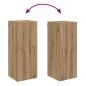Preview: Wandschrank Artisan-Eiche 34,5 x 34 x 90 cm Holzwerkstoff