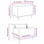 Preview: Couchtisch Altholz 60 x 44,5 x 45 cm Holzwerkstoff