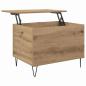 Preview: Couchtisch Artisan-Eiche 60 x 44,5 x 45 cm Holzwerkstoff