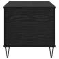 Preview: Couchtisch Schwarz Eichen-Optik 60 x 44,5 x 45 cm Holzwerkstoff
