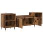 Preview: TV-Schränk 160 x 35 x 55 cm Altholz Holzwerkstoff