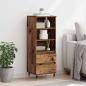 Preview: Highboard mit Schubladen Altholz 40 x 36 x 110 cm Holzwerkstoff