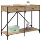 Preview: Konsolentisch Artisan-Eiche 100 x 39 x 78,5 cm Holzwerkstoff
