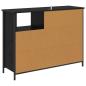 Preview: Sideboard Schwarz Eichen-Optik 100 x 33 x 75 cm Holzwerkstoff