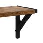 Preview: Wandregale 2 pcs Altholz 80 x 15 x 15,5 cm Holzwerkstoff