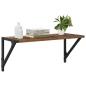 Preview: Wandregale 2 pcs Altholz 60 x 25 x 25,5 cm Holzwerkstoff