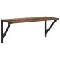 Preview: Wandregale 2 pcs Altholz 60 x 25 x 25,5 cm Holzwerkstoff