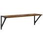 Preview: Wandregale 2 pcs Altholz 80 x 25 x 25,5 cm Holzwerkstoff