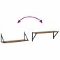 Preview: Wandregale 2 pcs Altholz 80 x 25 x 25,5 cm Holzwerkstoff