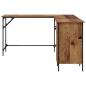 Preview: Schreibtisch Altholz 141 x 141 x 75 cm Holzwerkstoff