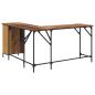 Preview: Schreibtisch Altholz 141 x 141 x 75 cm Holzwerkstoff