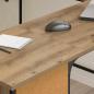 Preview: Schreibtisch Artisan-Eiche 141 x 141 x 75 cm Holzwerkstoff