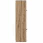 Preview: Hochboard Artisan-Eiche 35 x 37 x 142 cm Holzwerkstoff