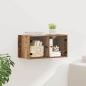 Preview: ARDEBO.de - Wandschrank Wandmontiert Altholz 68 x 37 x 35 cm Holzwerkstoff