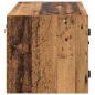 Preview: Wandschrank Wandmontiert Altholz 68 x 37 x 35 cm Holzwerkstoff