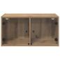 Preview: Wandschrank Artisan-Eiche 68 x 37 x 35 cm Holzwerkstoff