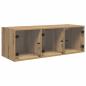 Preview: Wandschrank Artisan-Eiche 102 x 37 x 35 cm Holzwerkstoff