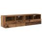Preview: TV-Wandregale 2 pcs Altholz 60 x 30 x 30 cm Holzwerkstoff
