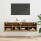 Preview: TV-Wandregale 2 pcs Altholz 60 x 30 x 30 cm Holzwerkstoff