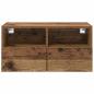 Preview: TV-Wandregale 2 pcs Altholz 60 x 30 x 30 cm Holzwerkstoff