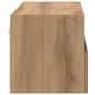 Preview: TV-Wandregale 2 pcs Artisan-Eiche 60 x 30 x 30 cm Holzwerkstoff