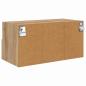 Preview: TV-Wandregale 2 pcs Artisan-Eiche 60 x 30 x 30 cm Holzwerkstoff