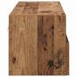 Preview: TV-Wandregal Wandmontiert Altholz 80 x 30 x 30 cm Holzwerkstoff